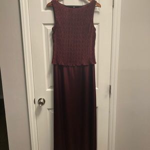 CLEARANCE! Vintage Patra Burgundy Formal Dress/ Size 14